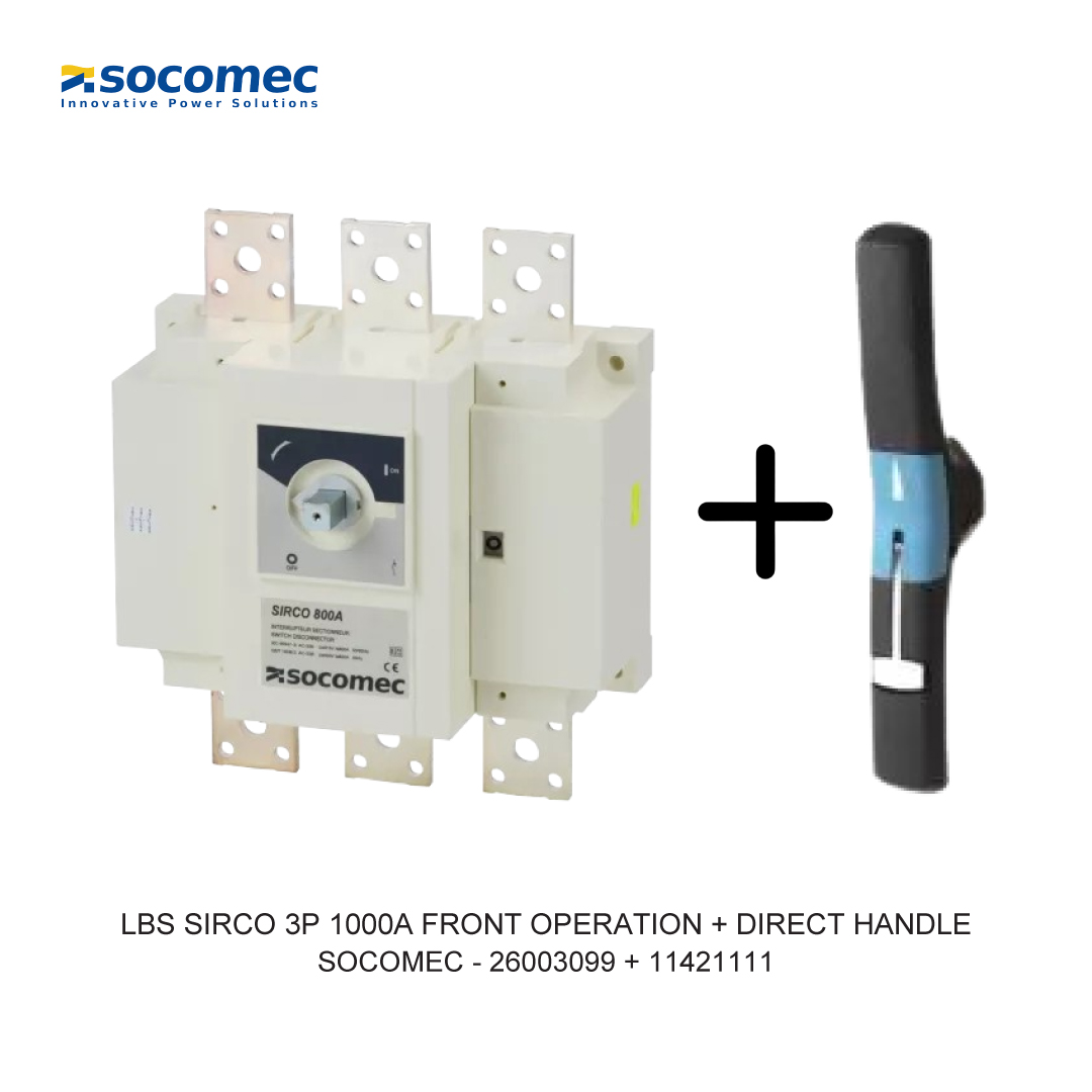 LBS SIRCO 3P 1000A FRONT OPERATION + DIRECT HANDLE