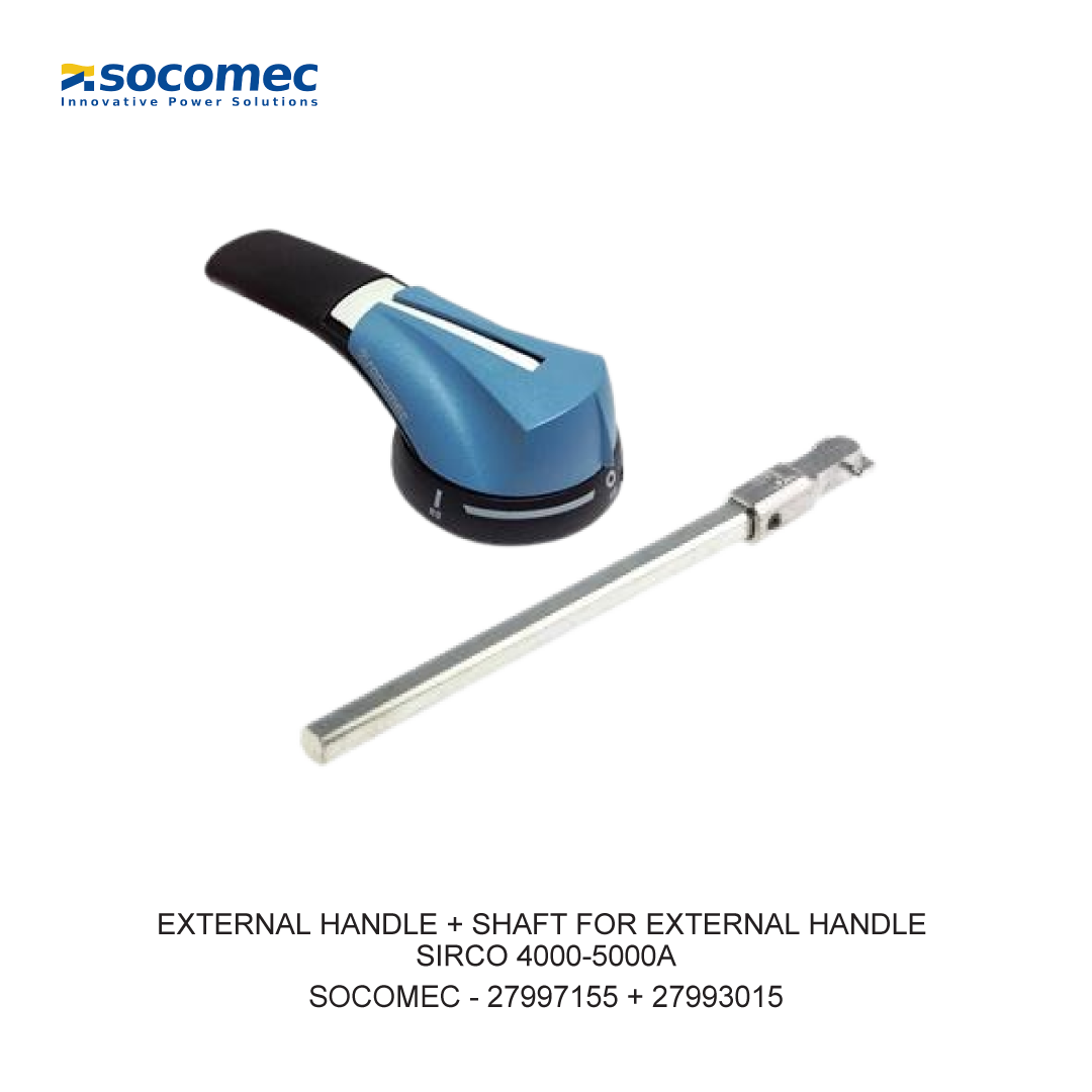 EXTERNAL HANDLE + SHAFT FOR EXTERNAL HANDLE SIRCO 4000-5000A