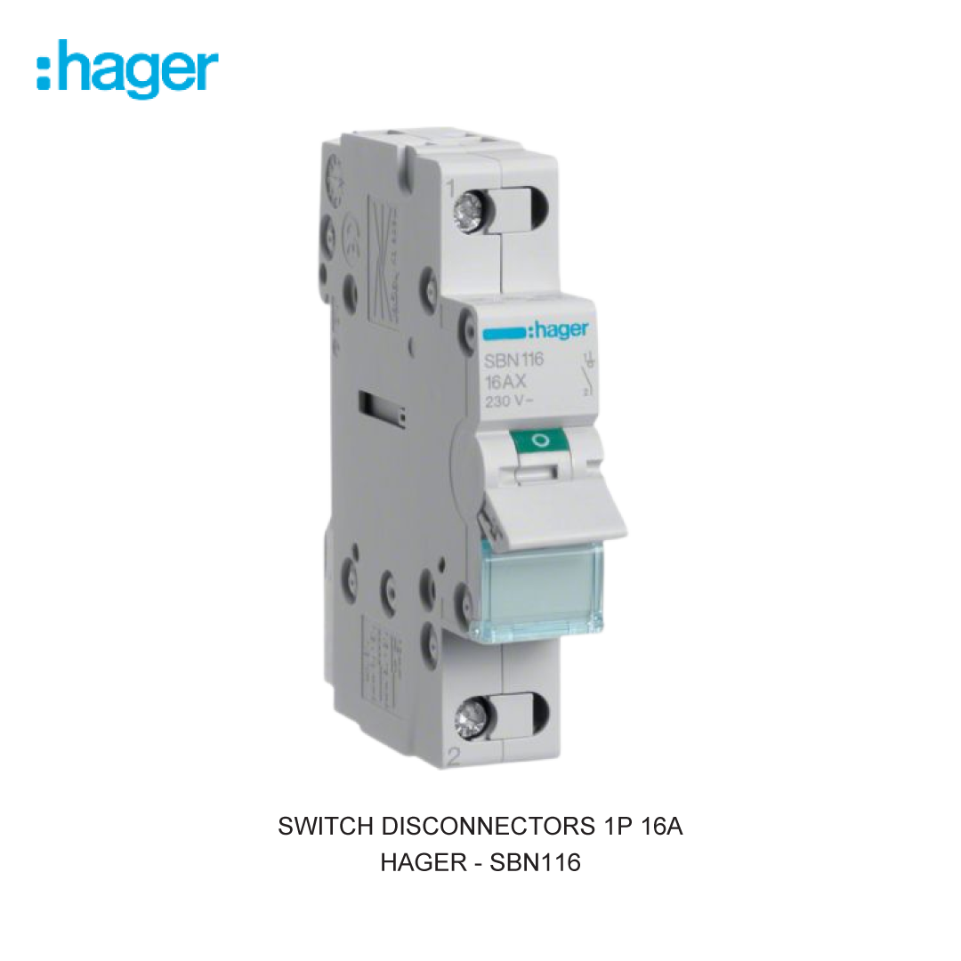 SWITCH DISCONNECTORS 1P 16A
