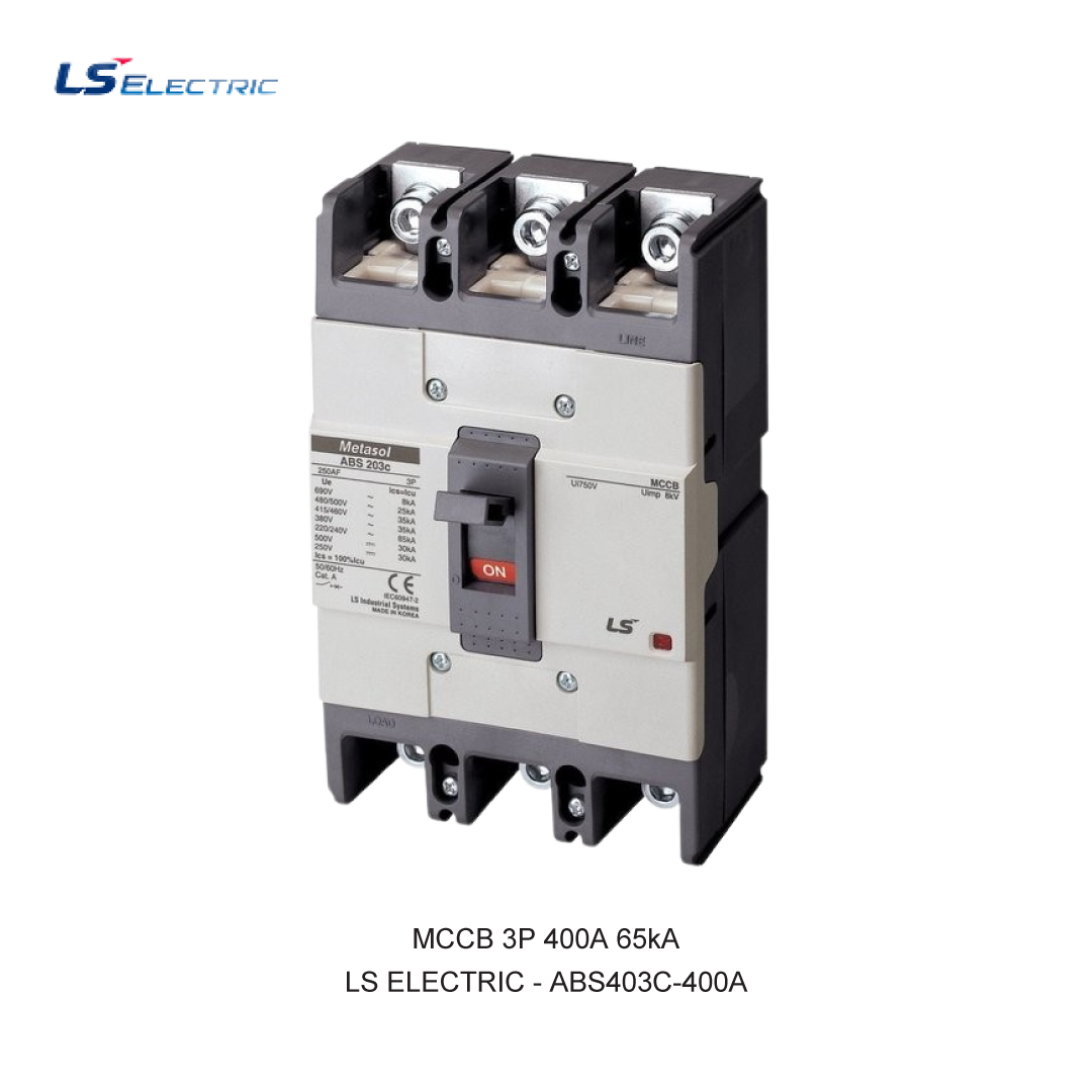 MCCB 3P 400A 65kA
