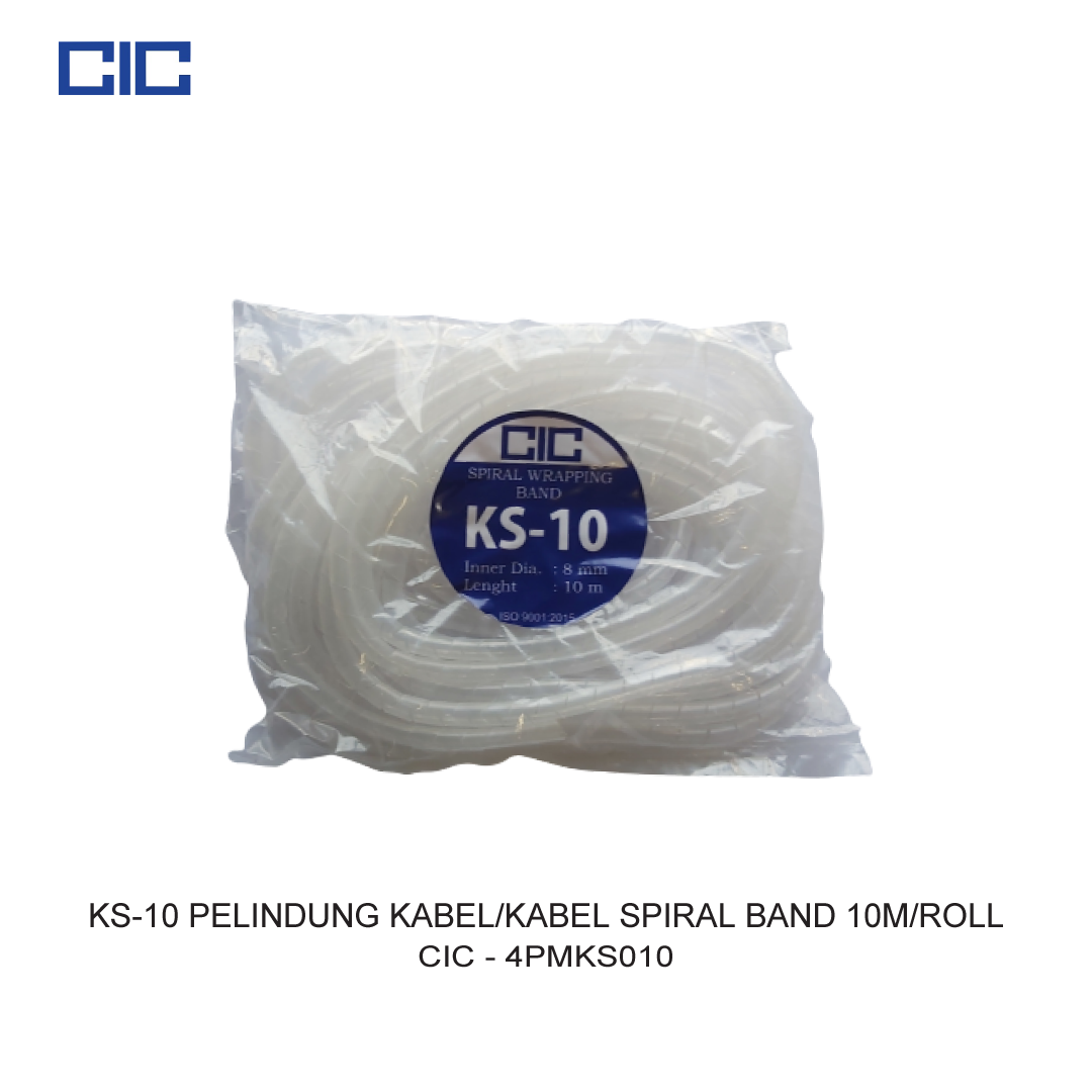 KS-10 PELINDUNG KABEL/KABEL SPIRAL BAND 10M/ROLL