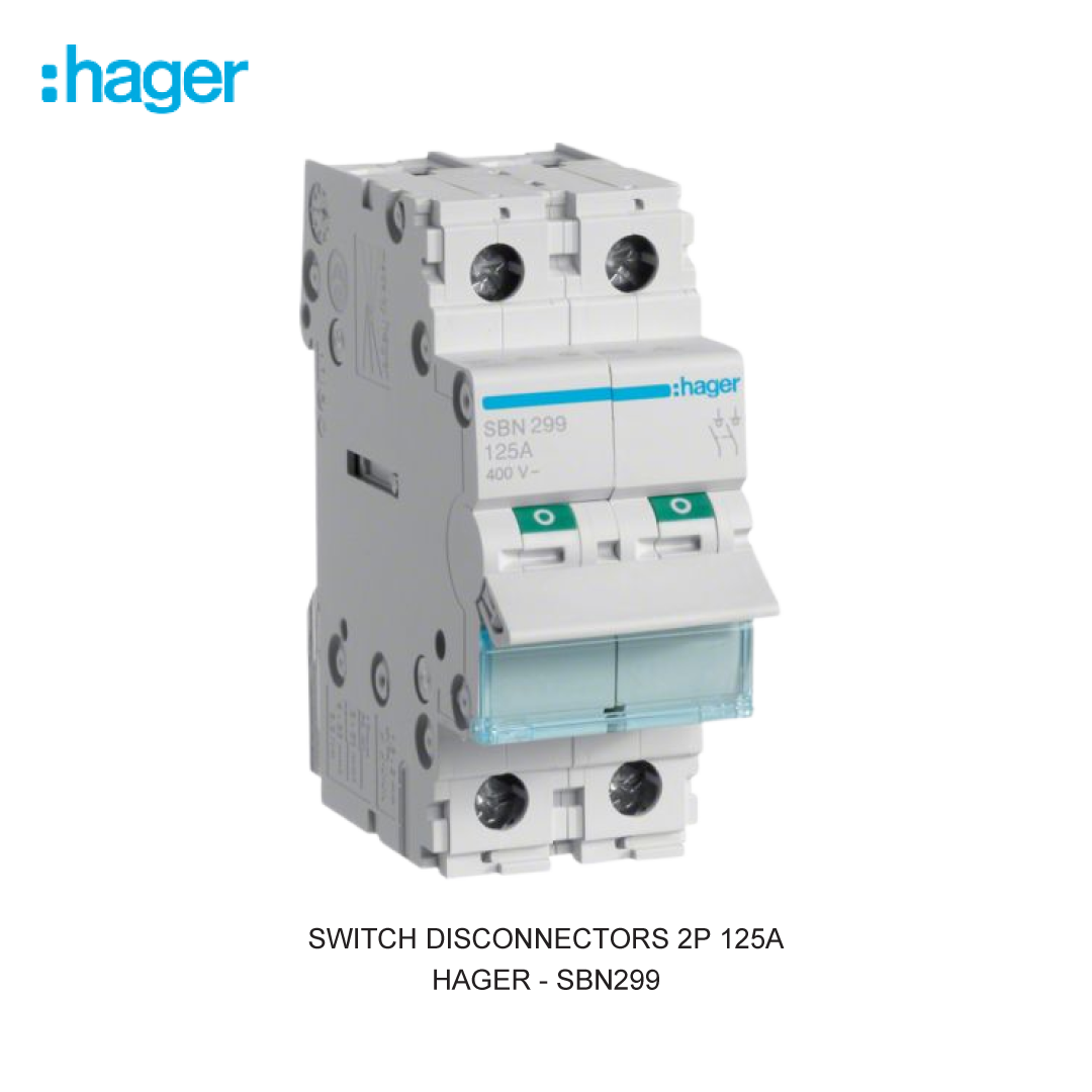 SWITCH DISCONNECTORS 2P 125A