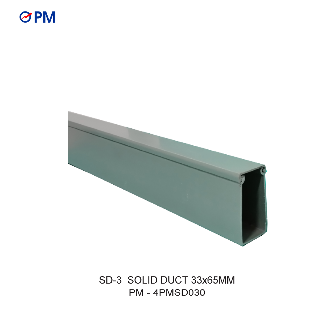 SD-3  SOLID DUCT 33x65MM (Harga 1 Dus = 28 Batang)