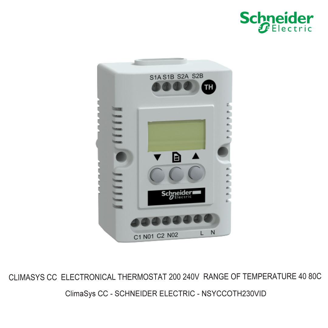 CLIMASYS CC  ELECTRONICAL THERMOSTAT 200 240V  RANGE OF TEMPERATURE 40 80C