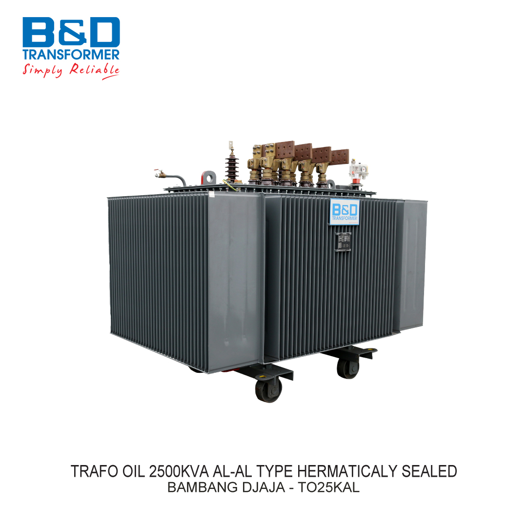 TRAFO OIL 2500KVA AL-AL TYPE HERMATICALY SEALED B&D