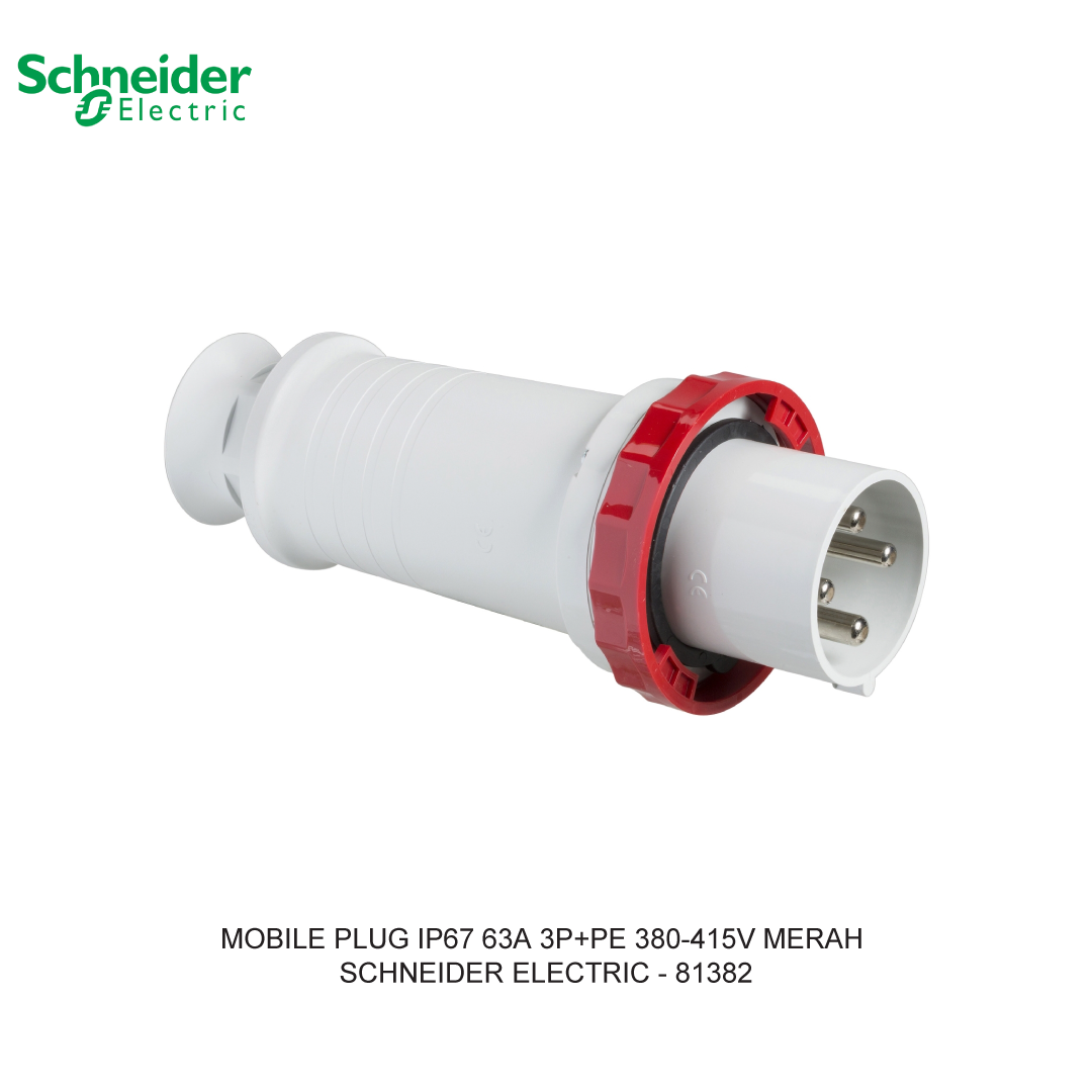 MOBILE PLUG IP67 63A 3P+PE 380-415V MERAH