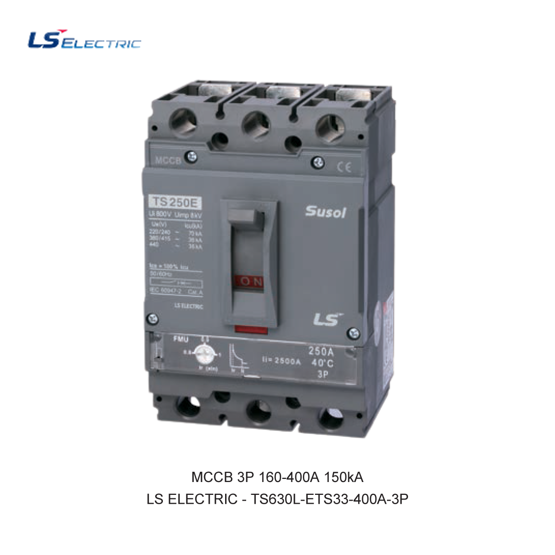 MCCB 3P 160-400A 150kA