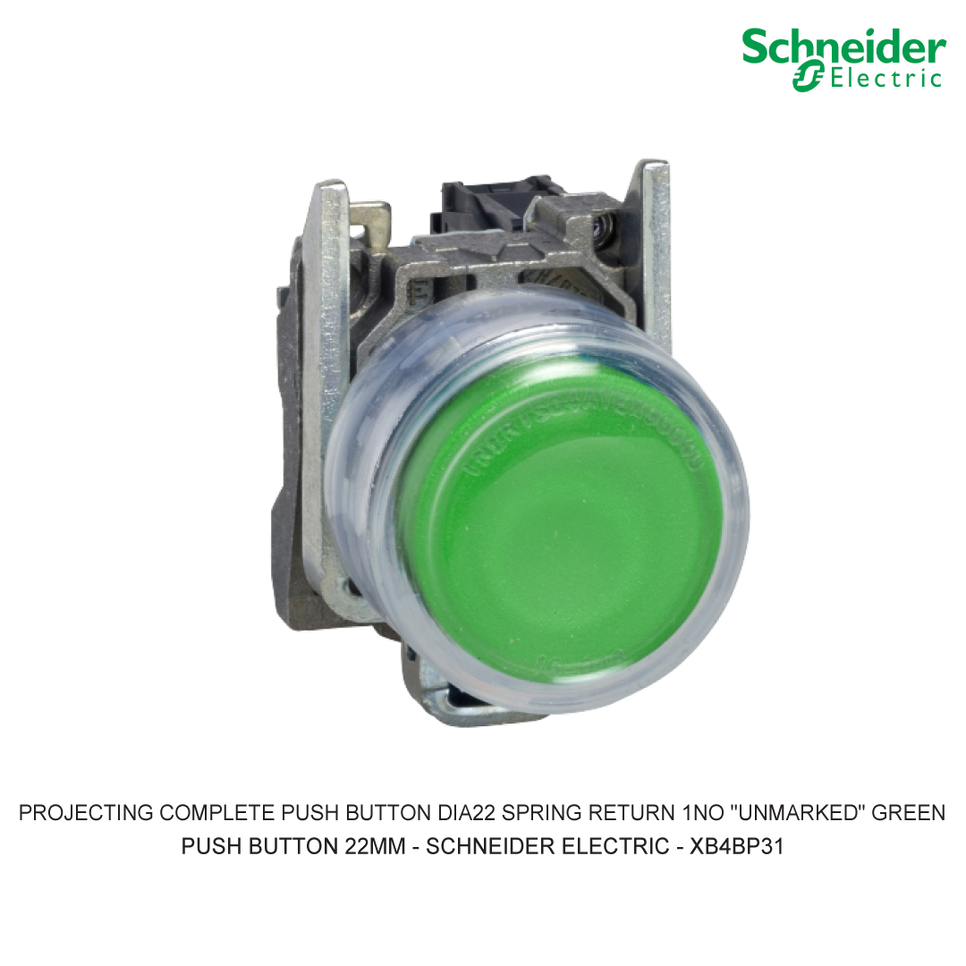PROJECTING COMPLETE PUSH BUTTON DIA22 SPRING RETURN 1NO