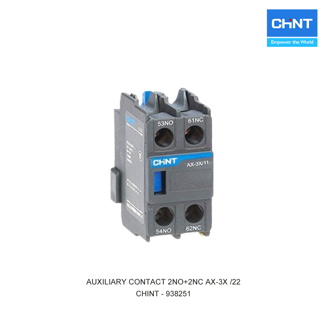 AUXILIARY CONTACT 2NO+2NC AX-3X /22