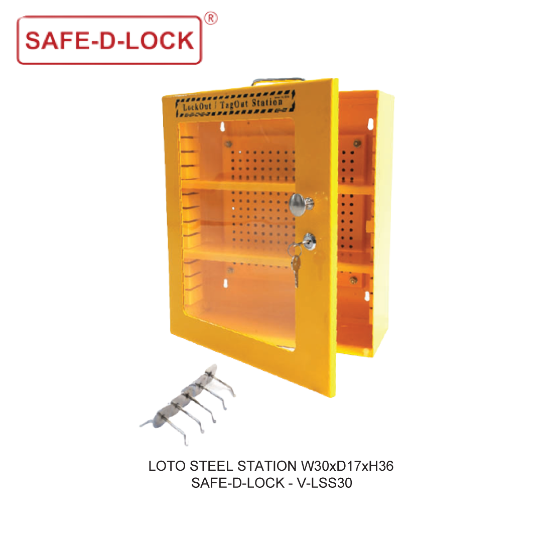 LOTO STEEL STATION W30xD17xH36