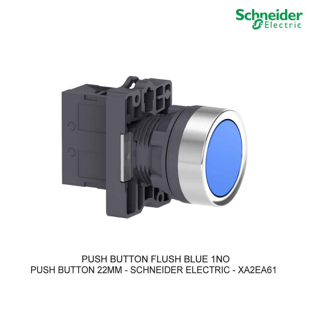 PUSH BUTTON FLUSH BLUE 1NO