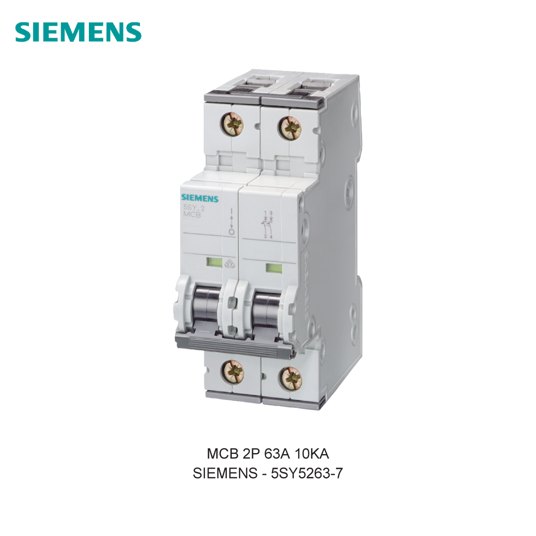 MCB 2P 63A 10KA