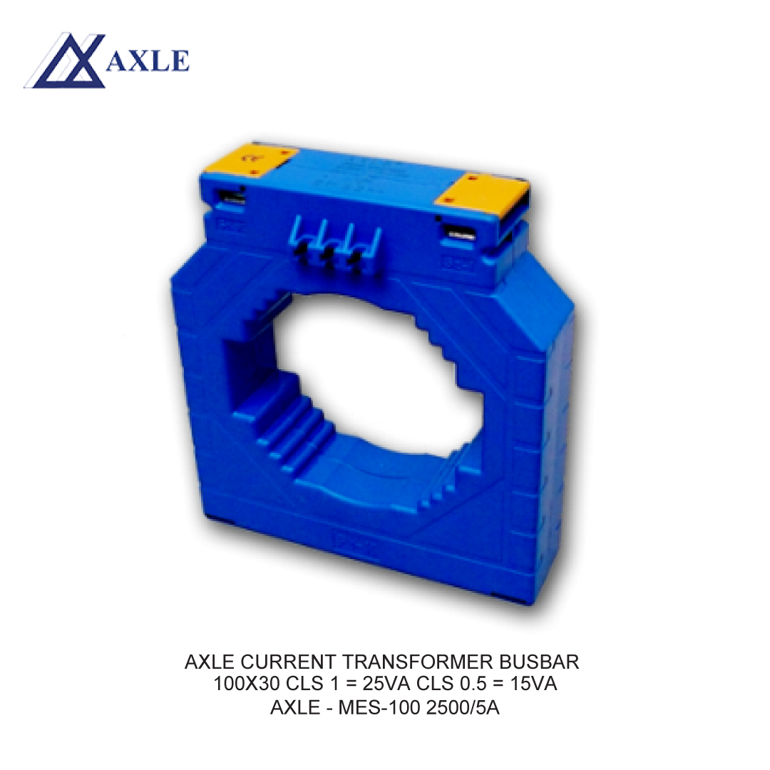 AXLE CURRENT TRANSFORMER BUSBAR 100X30 CLS 1 = 25VA CLS 0.5 = 15VA
