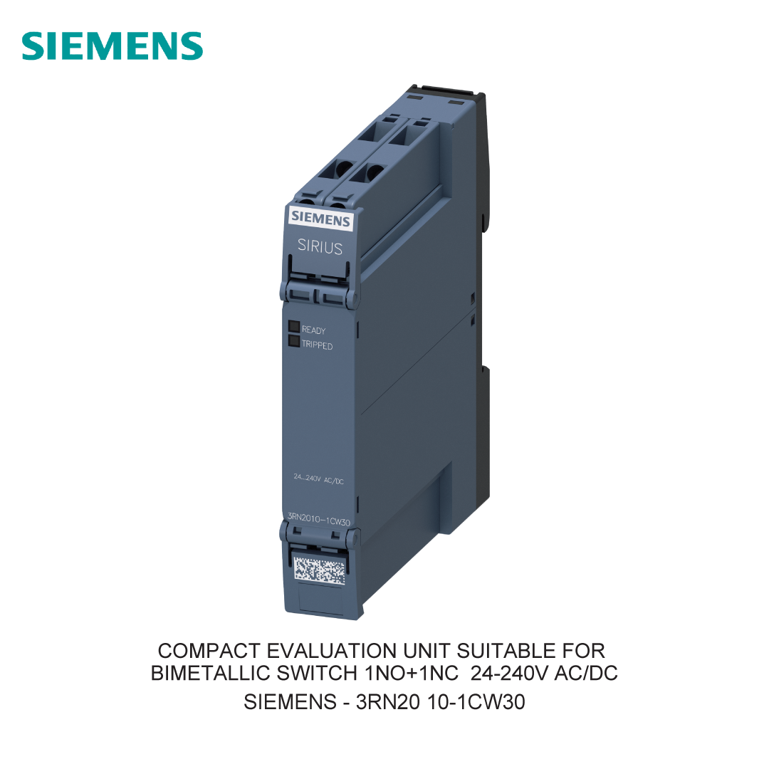 COMPACT EVALUATION UNIT SUITABLE FOR BIMETALLIC SWITCH 1NO+1NC  24-240V AC/DC