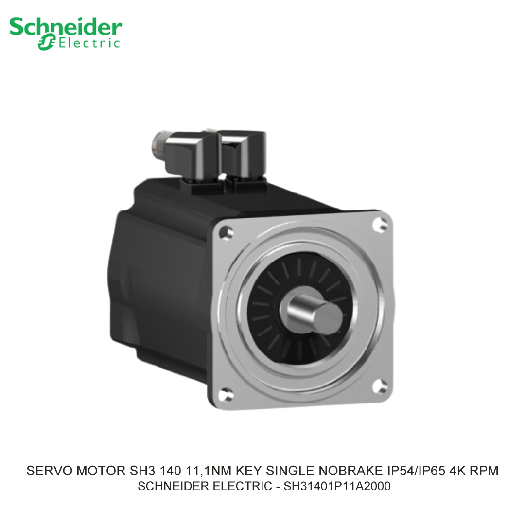 SERVO MOTOR SH3 140 11,1NM KEY SINGLE NOBRAKE  IP54/IP65 4K RPM