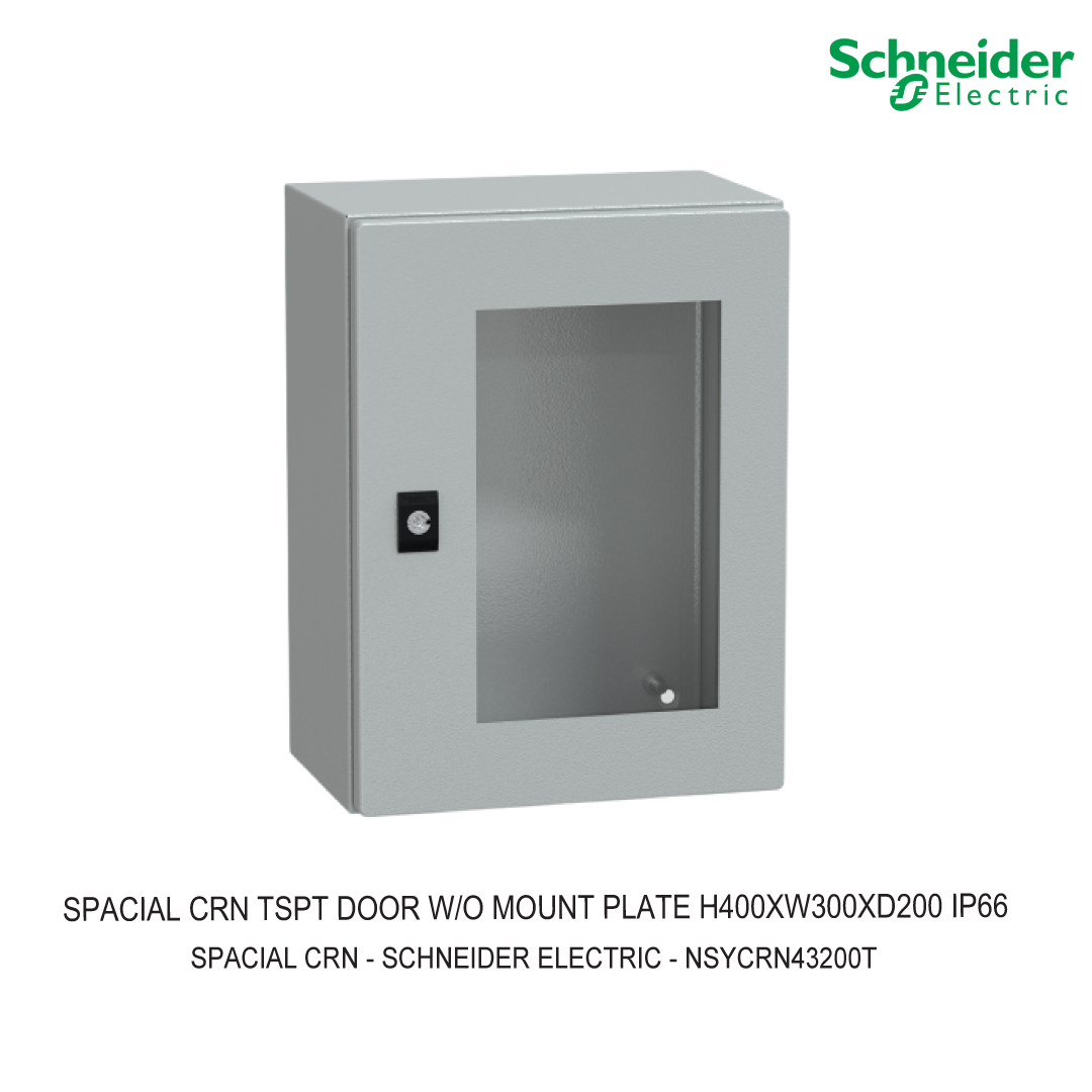 SPACIAL CRN TSPT DOOR W/O MOUNT PLATE H400XW300XD200 IP66 IK08 RAL7035