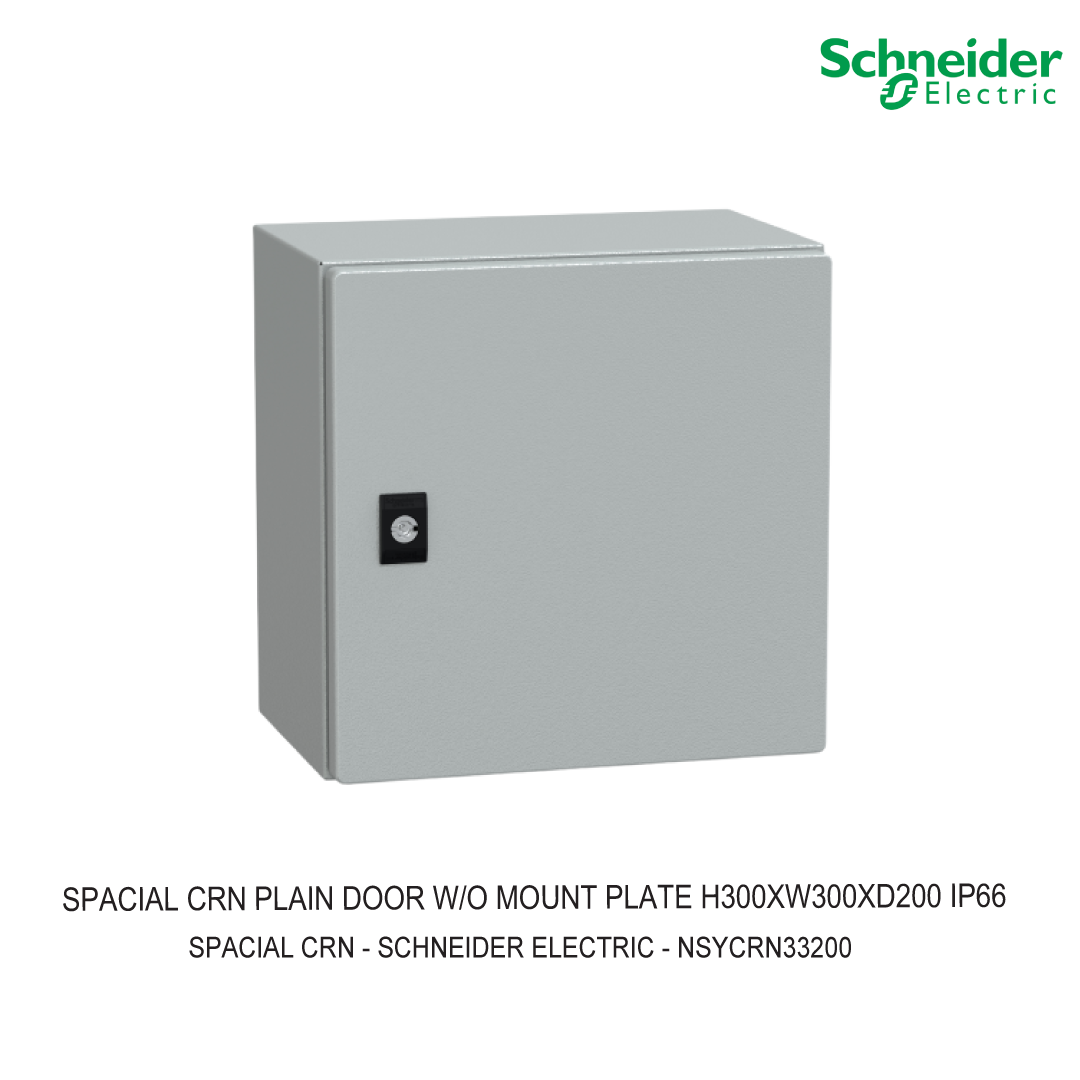 SPACIAL CRN PLAIN DOOR W/O MOUNT PLATE H300XW300XD200 IP66 IK10 RAL7035