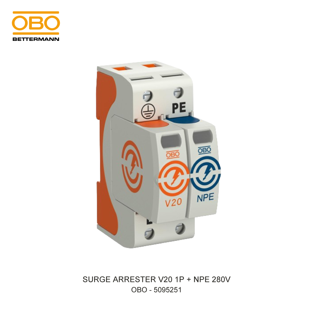 SURGE ARRESTER V20 1P + NPE 280V