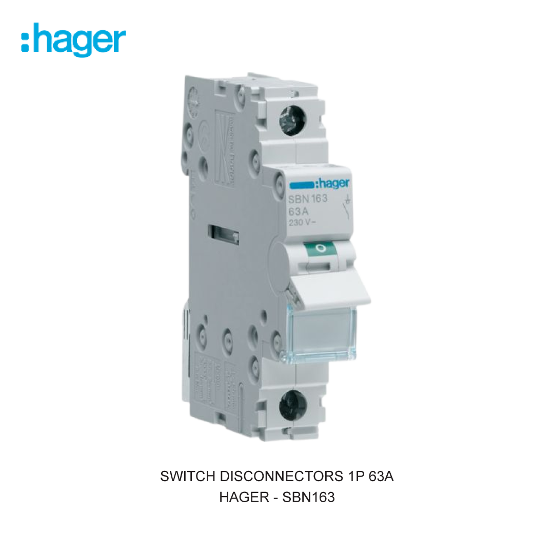 SWITCH DISCONNECTORS 1P 63A