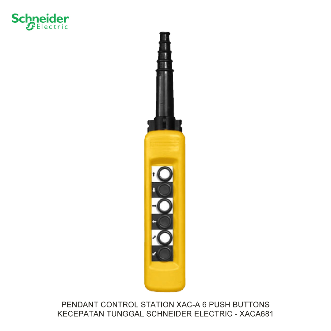 PENDANT CONTROL STATION XAC-A 6 PUSH BUTTONS