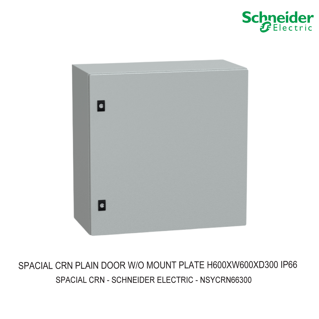 SPACIAL CRN PLAIN DOOR W/O MOUNT PLATE H600XW600XD300 IP66 IK10 RAL7035