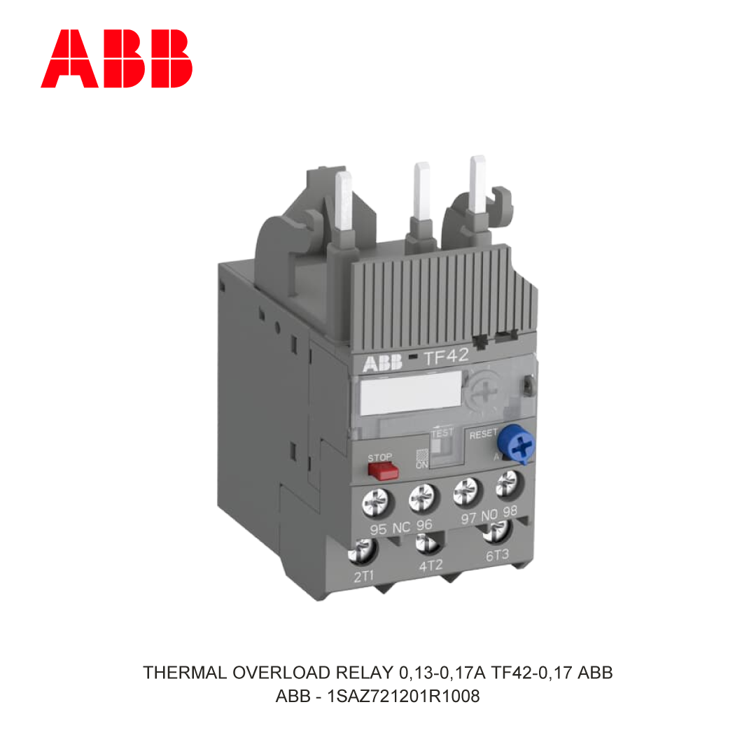 RELAY THERMAL BEBAN LEBIH 0,13-0,17A TF42-0,17 ABB