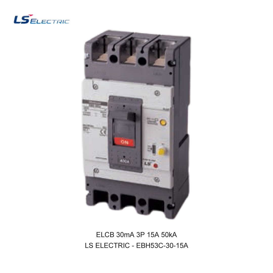 ELCB 30mA 3P 15A 50kA