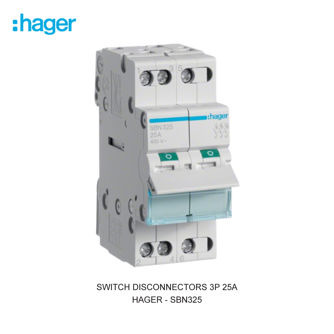 SWITCH DISCONNECTORS 3P 25A