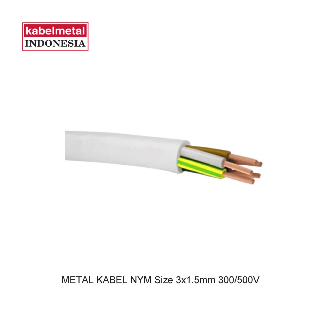 METAL CABLE NYM Size 3x1.5mm 300/500V