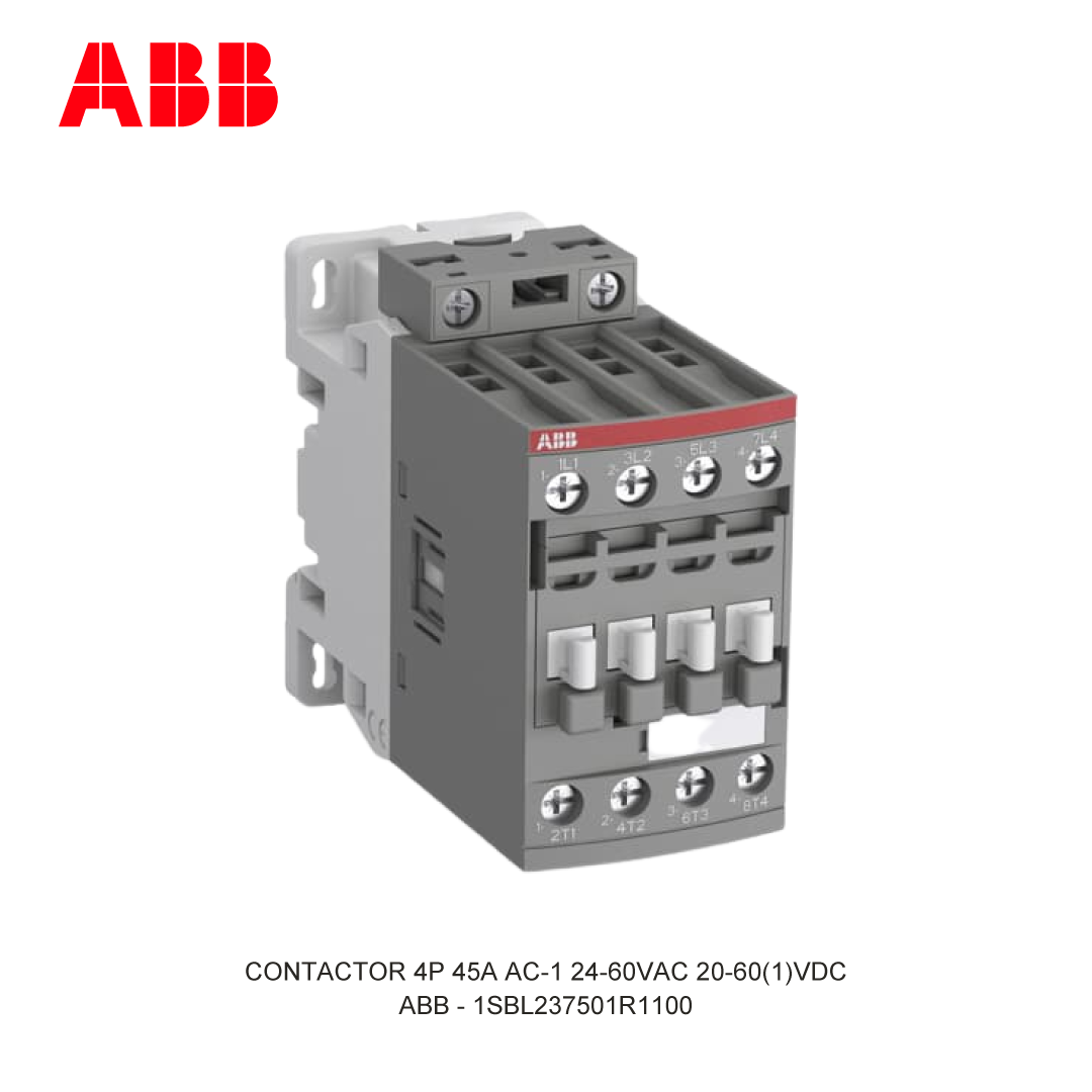 CONTACTOR 4P 45A AC-1 24-60VAC 20-60(1)VDC