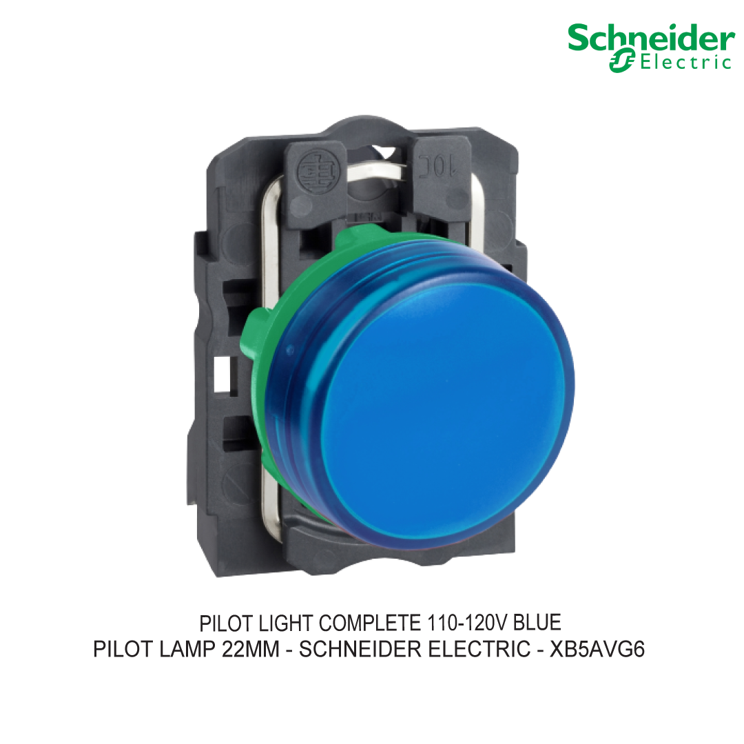 PILOT LIGHT COMPLETE 110-120V BLUE