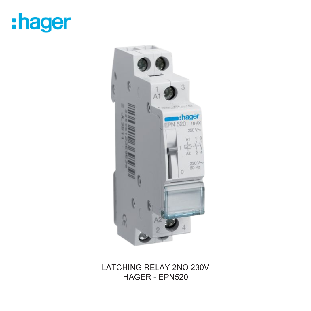 LATCHING RELAY 2NO 230V