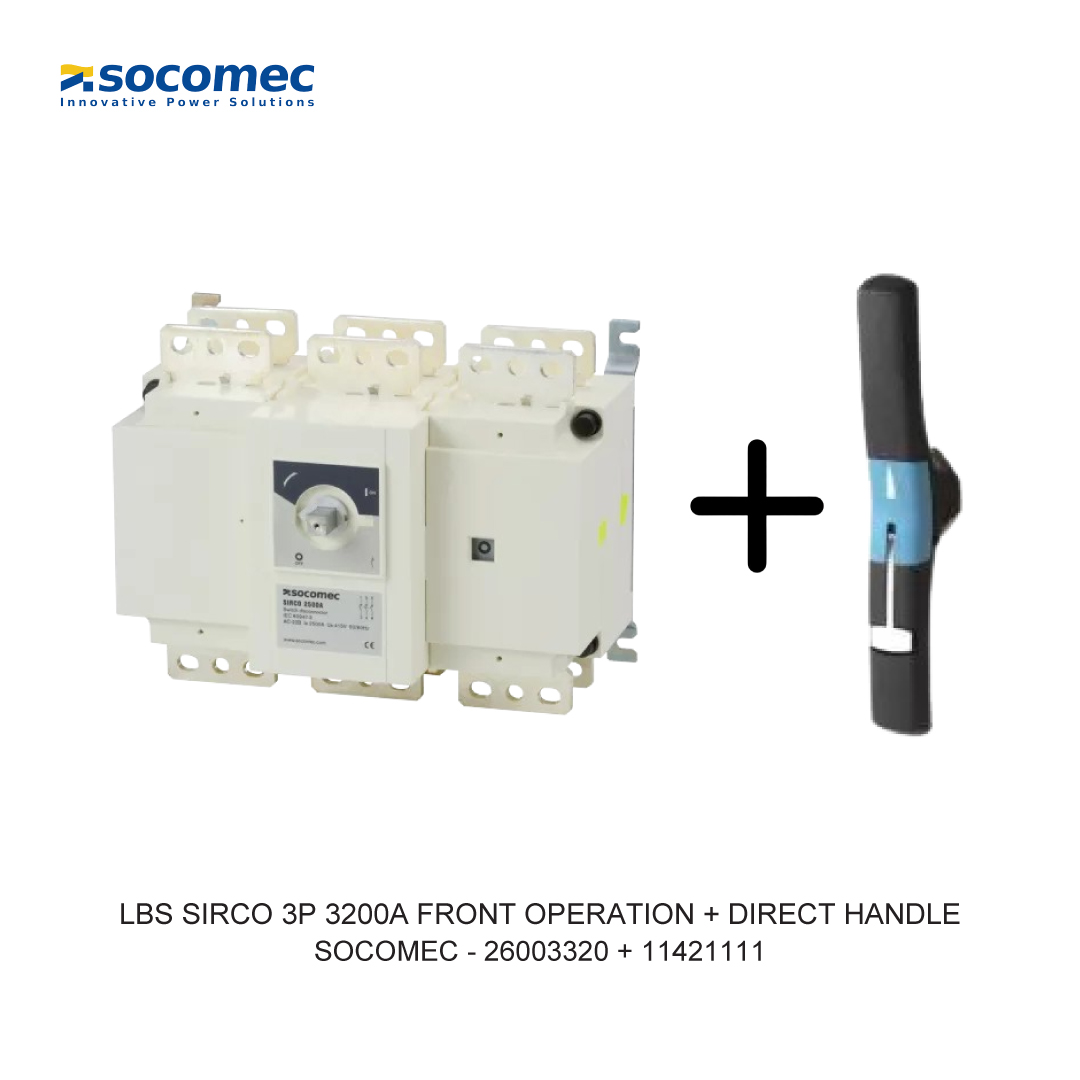 LBS SIRCO 3P 3200A FRONT OPERATION + DIRECT HANDLE