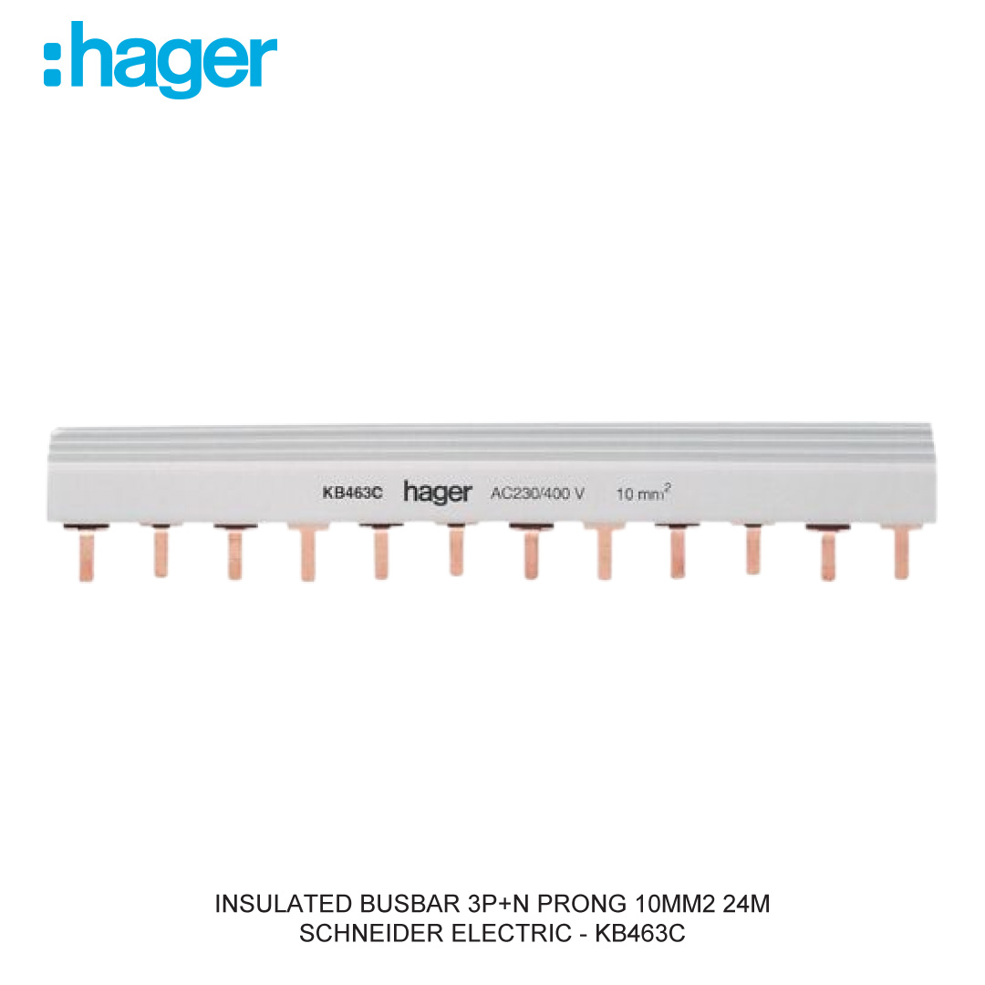 INSULATED BUSBAR 3P+N PRONG 10MM2 24M
