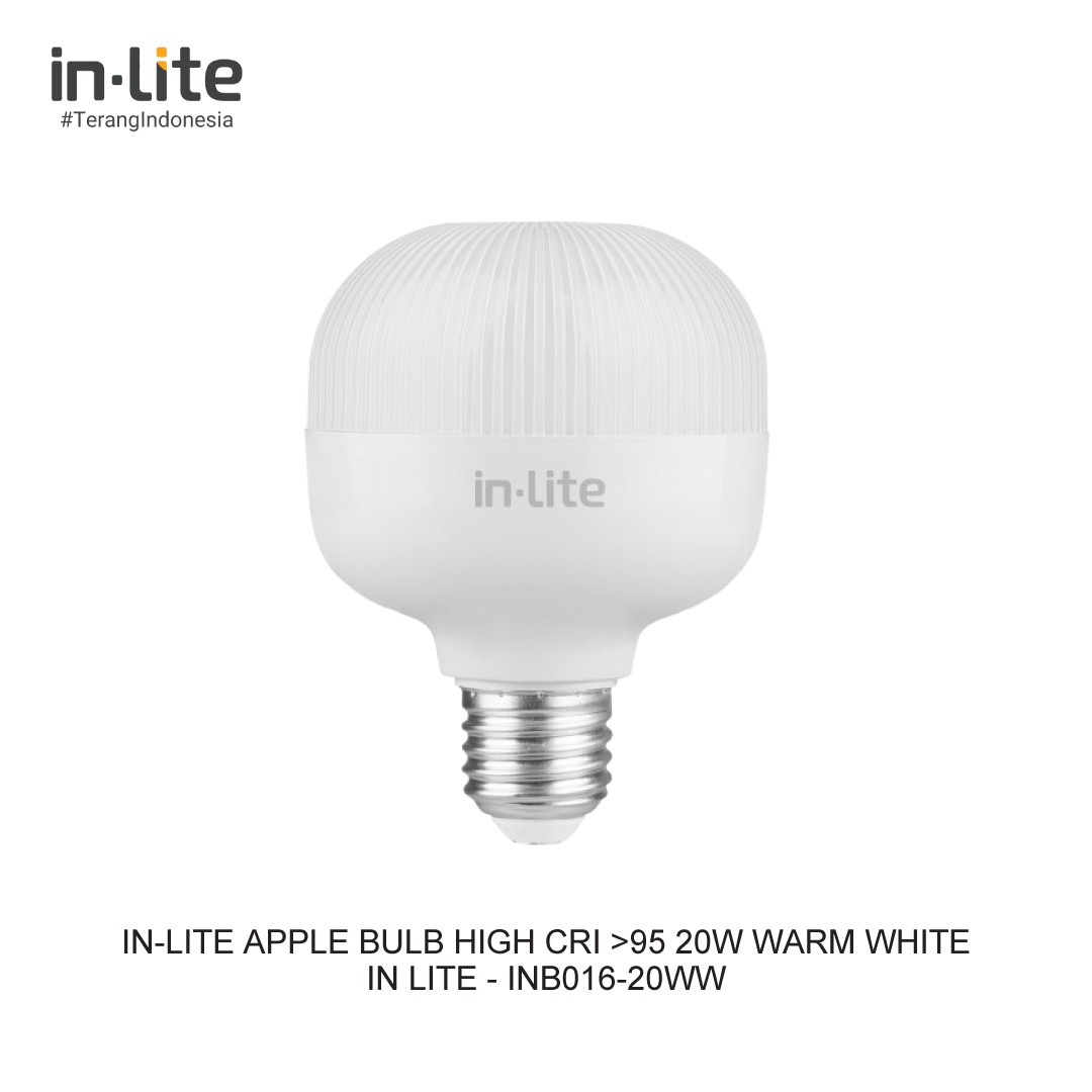 IN-LITE APPLE BULB HIGH CRI >95 20W KUNING