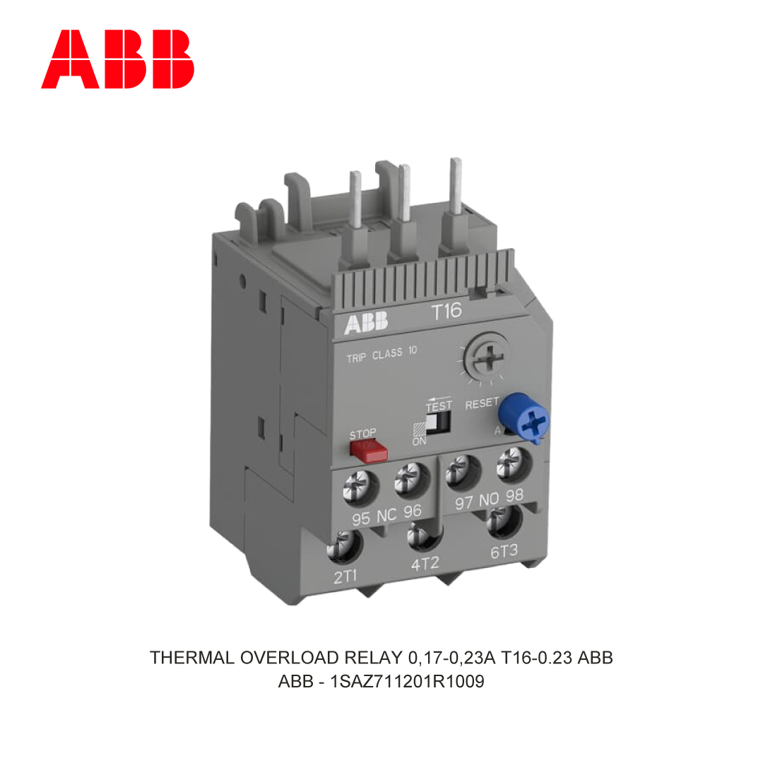 RELAY THERMAL BEBAN LEBIH 0,17-0,23A T16-0.23 ABB