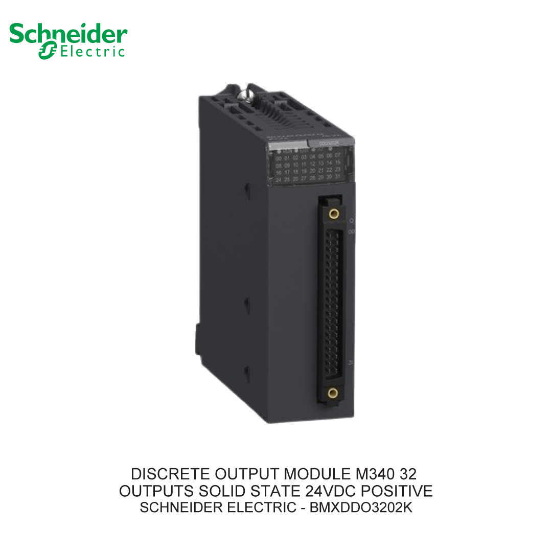 DISCRETE OUTPUT MODULE M340 32 OUTPUTS SOLID STATE 24VDC POSITIVE