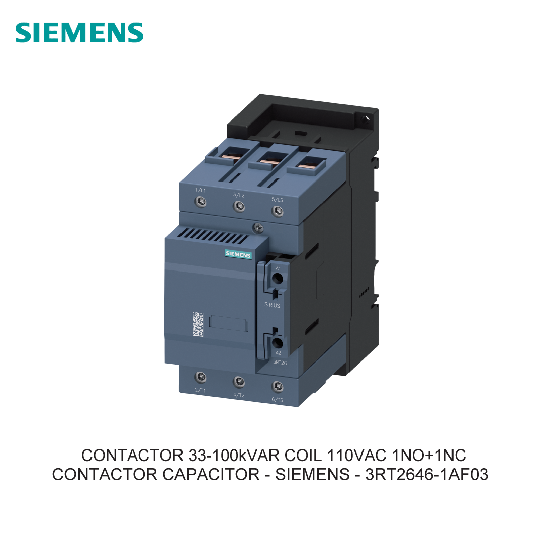 CONTACTOR 33-100kVAR COIL 110VAC 1NO+1NC