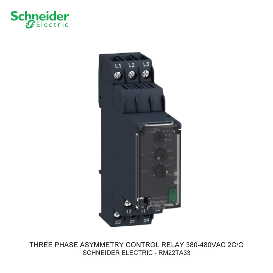 THREE PHASE ASYMMETRY CONTROL RELAY 380-480VAC 2C/O
