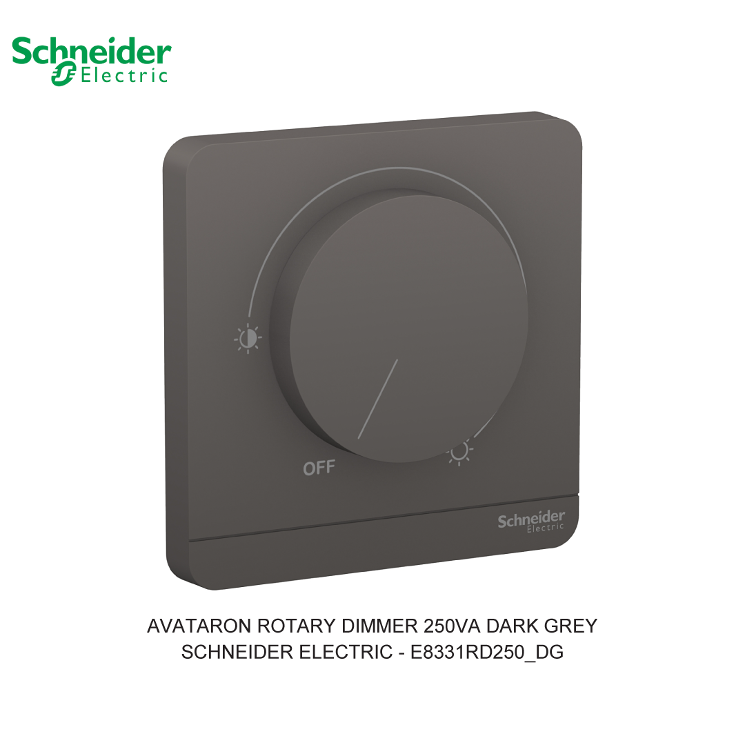 AVATARON ROTARY DIMMER 250VA DARK GREY