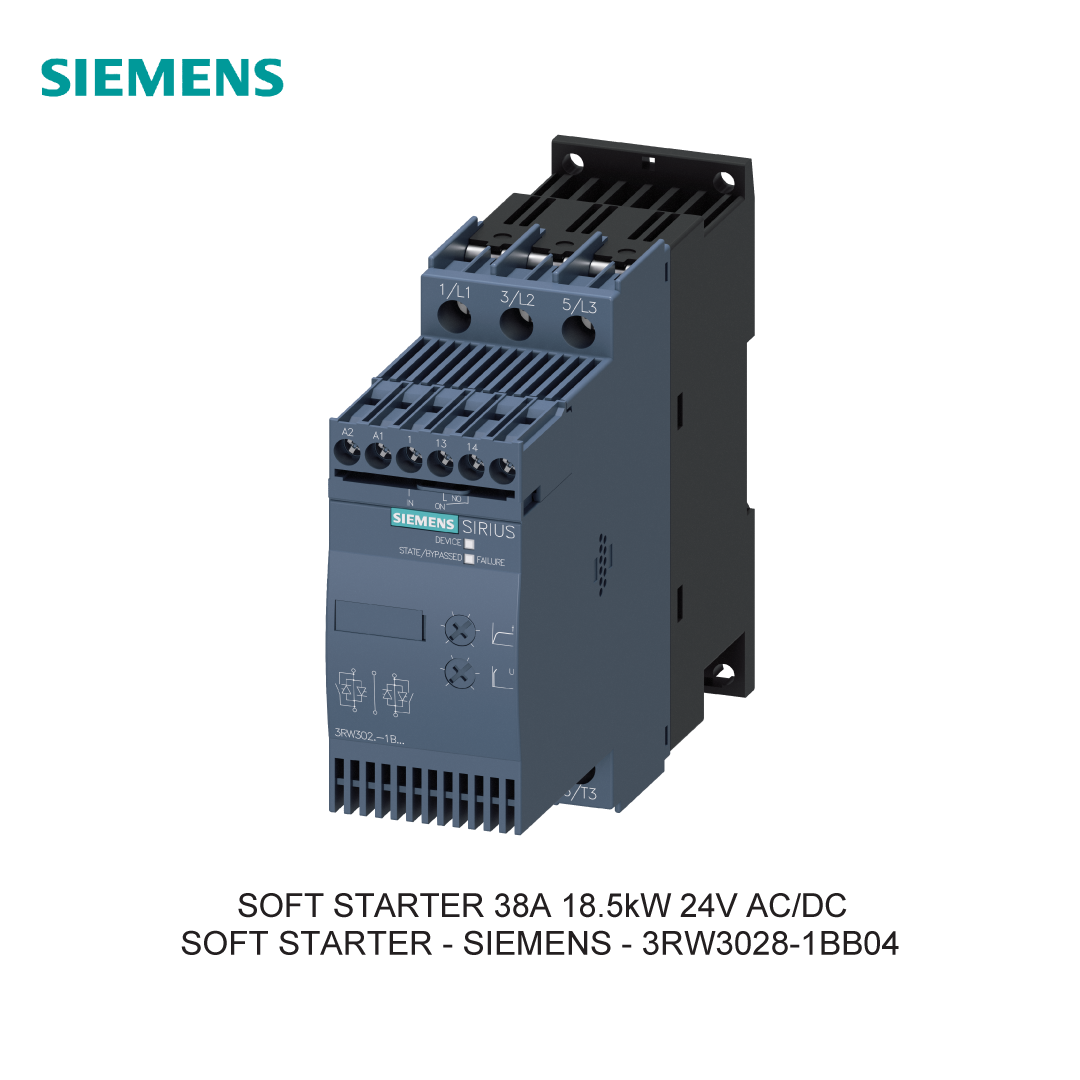 SOFT STARTER 38A 18.5kW 24V AC/DC