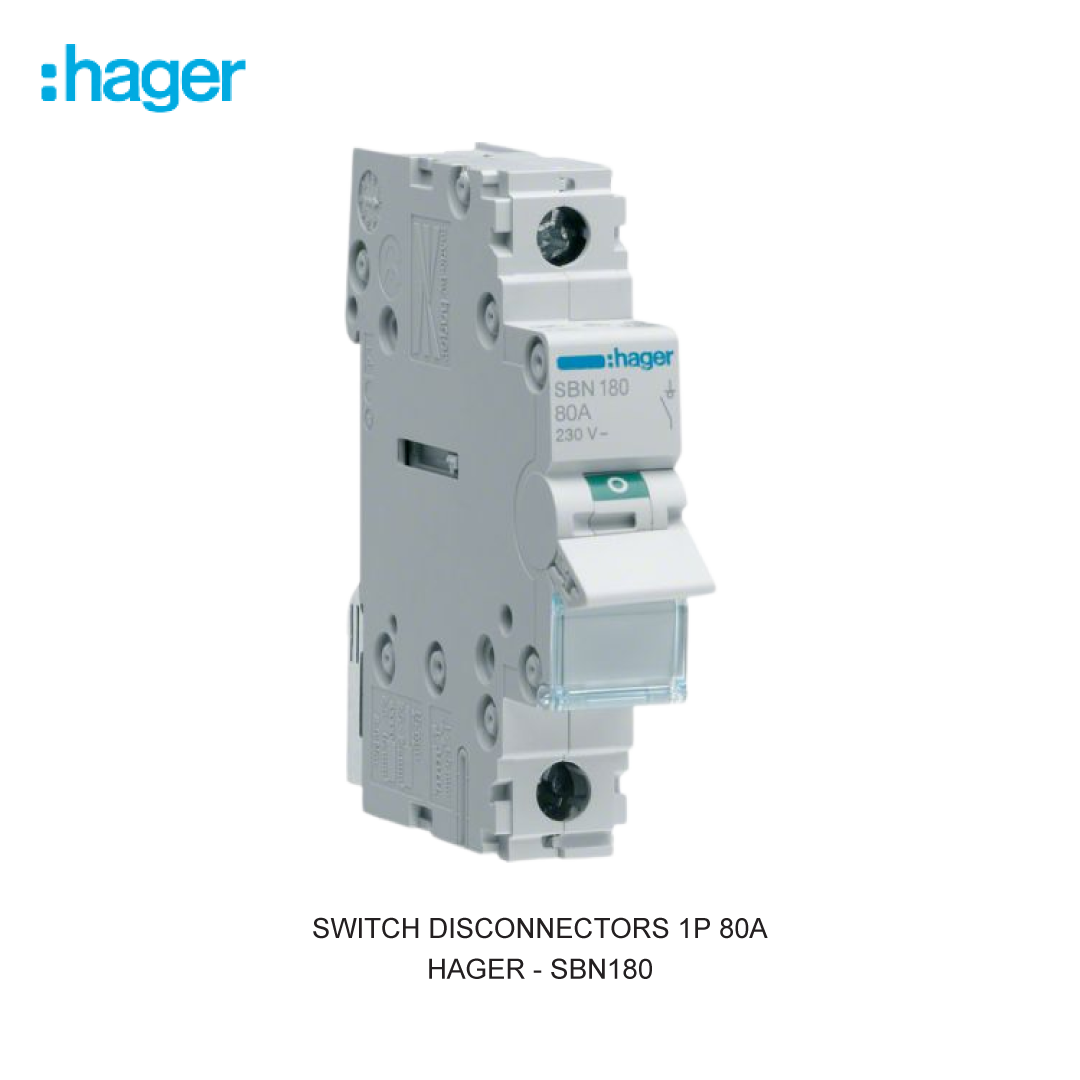 SWITCH DISCONNECTORS 1P 80A