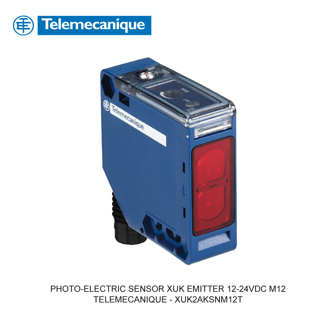 PHOTO-ELECTRIC SENSOR XUK EMITTER 12-24VDC M12