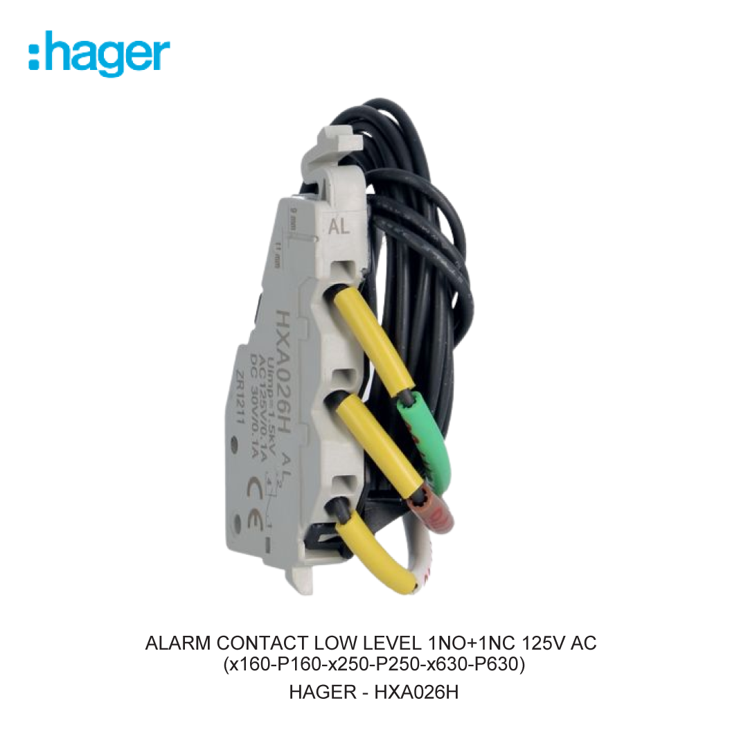 ALARM CONTACT LOW LEVEL 1NO+1NC 125V AC (x160-P160-x250-P250-x630-P630)