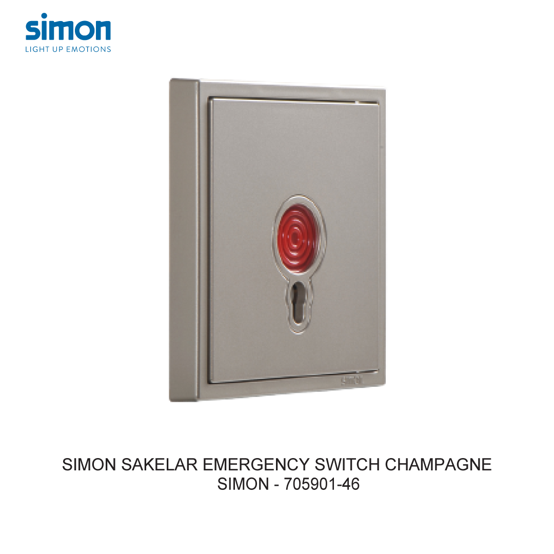 SIMON i7 EMERGENCY SWITCH MODULE CHAMPAGNE