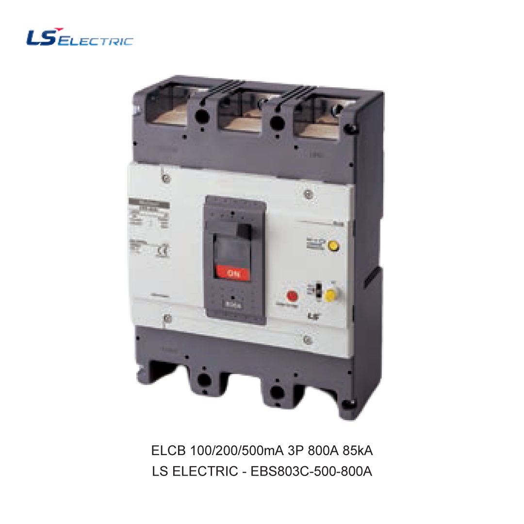 ELCB 100/200/500mA 3P 800A 85kA