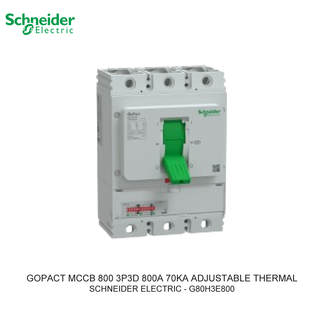 GOPACT MCCB 3P3D 800A 70KA ADJUSTABLE THERMAL
