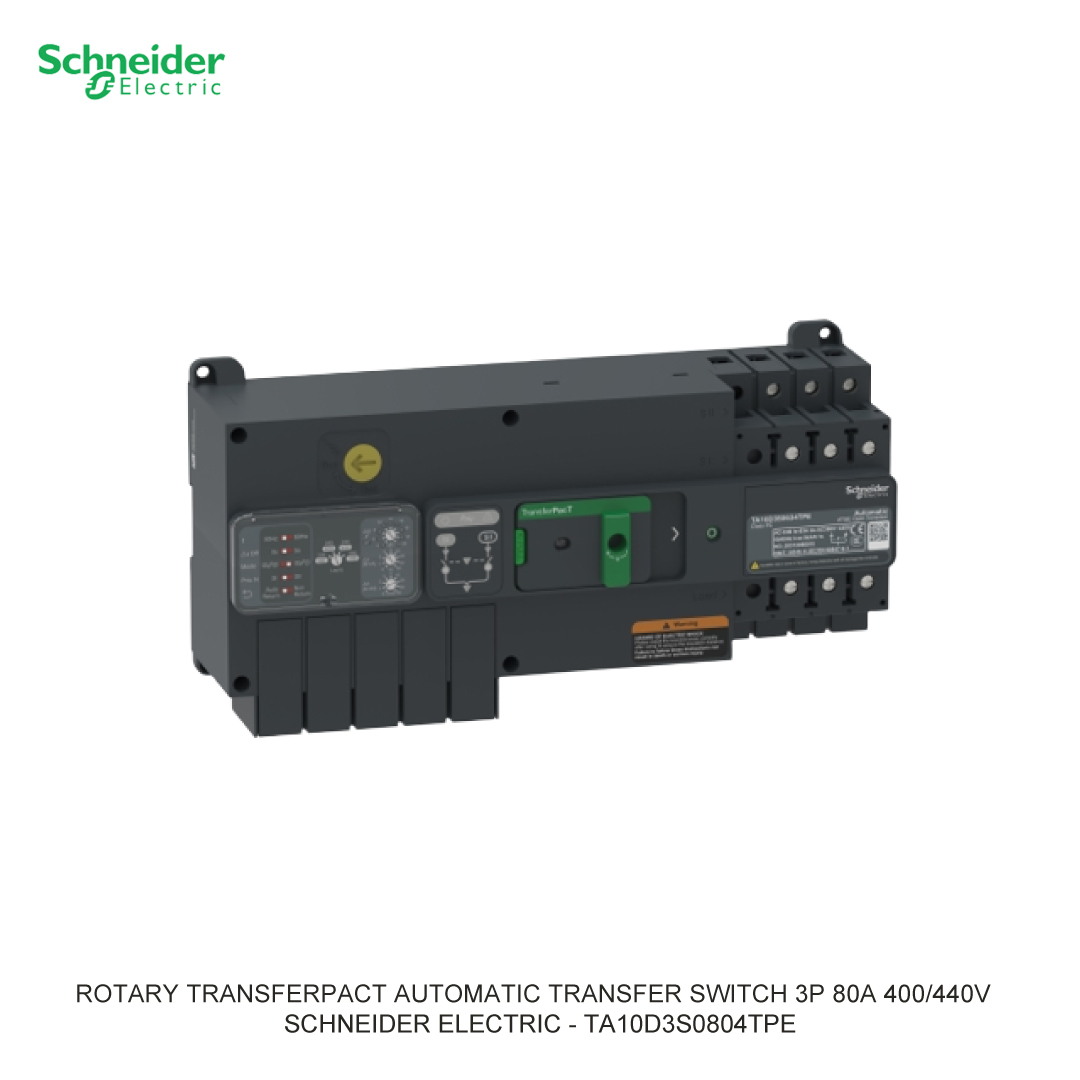 ROTARY TRANSFERPACT AUTOMATIC TRANSFER SWITCH 3P 80A 400/440V