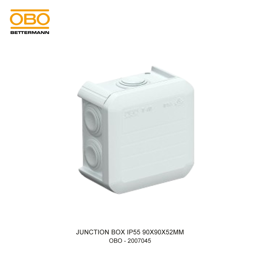 JUNCTION BOX IP55 90X90X52MM