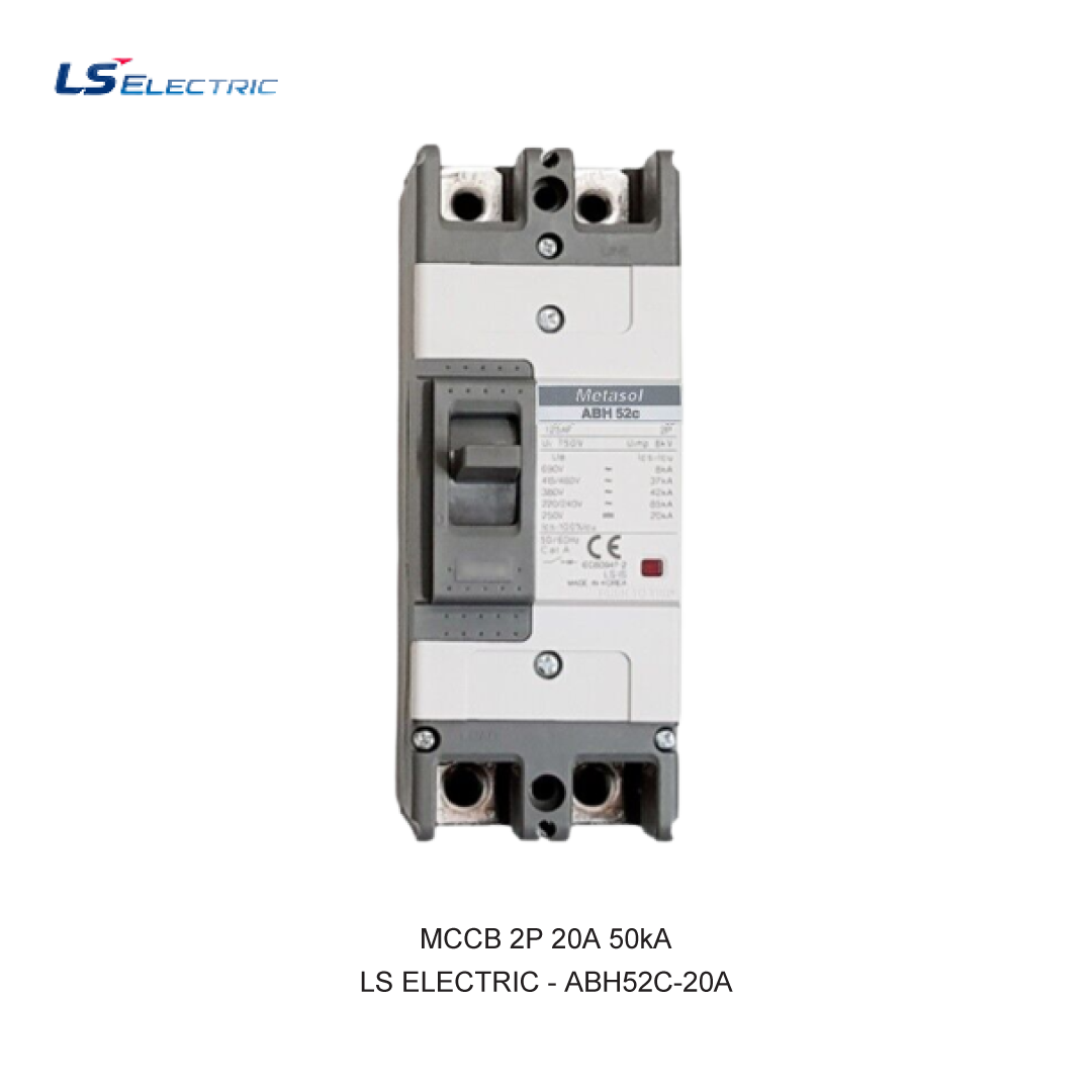 MCCB 2P 20A 50kA
